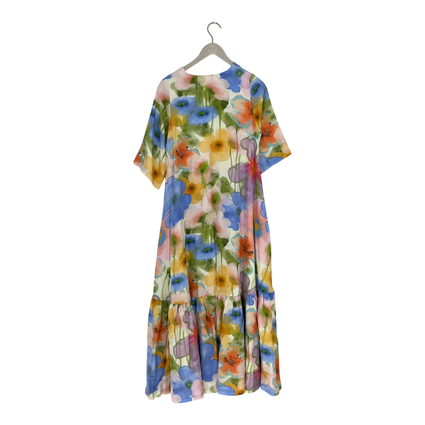 Mainio woven dress, flowers | woman XS