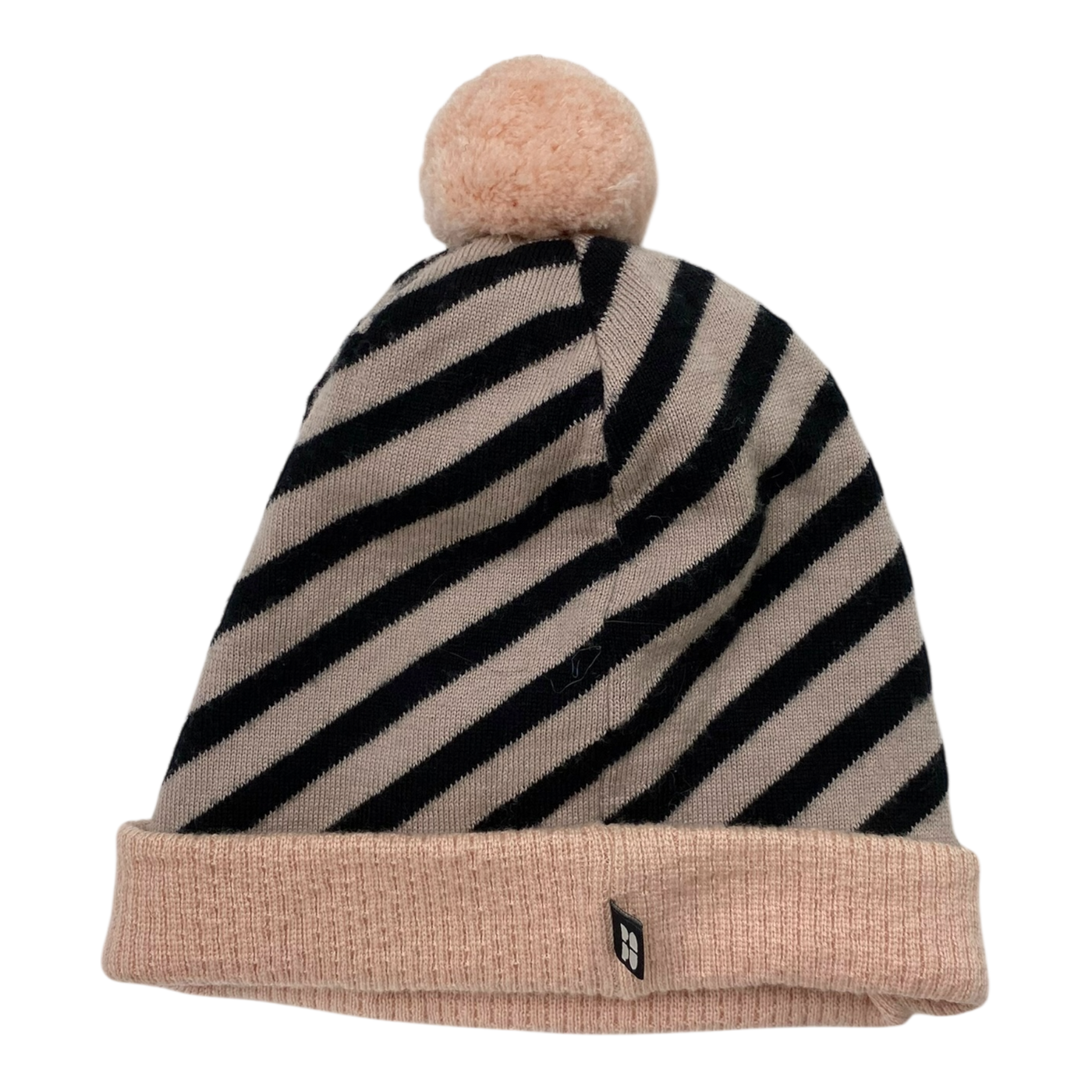 Papu merino pom beanie, pink | 6-12y