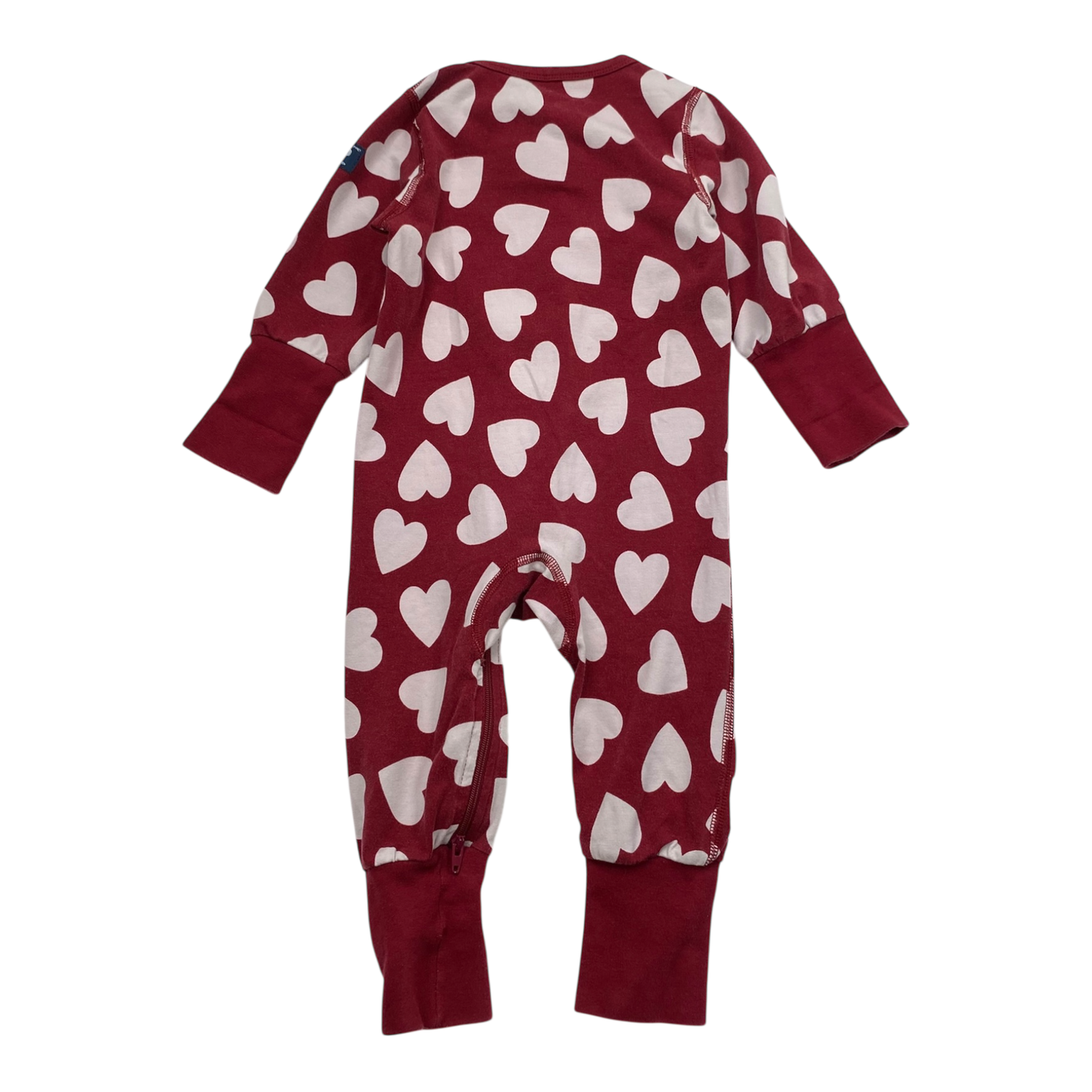 Polarn O. Pyret jumpsuit, hearts | 62/68cm