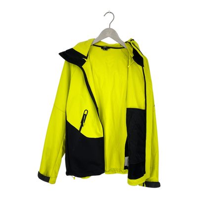 Halti midseason shell jacket, green/black | man M