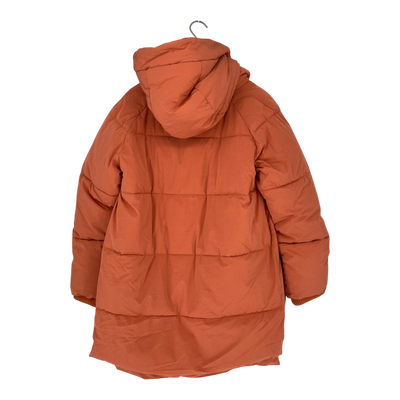 Embassy of Bricks and Logs Lyndon puffer jacket, tomato red | woman XL