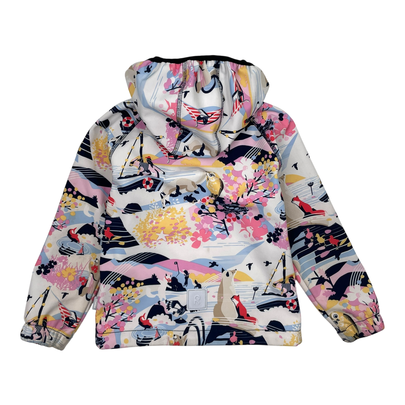 Reima vantti softshell jacket, animals | 110cm