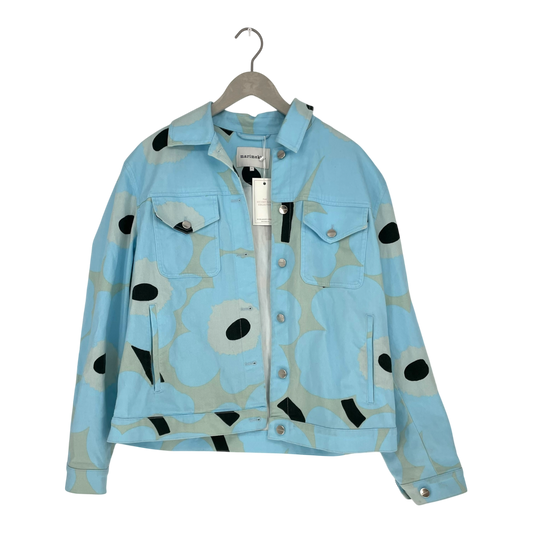 Marimekko denim jacket, unikko | woman M