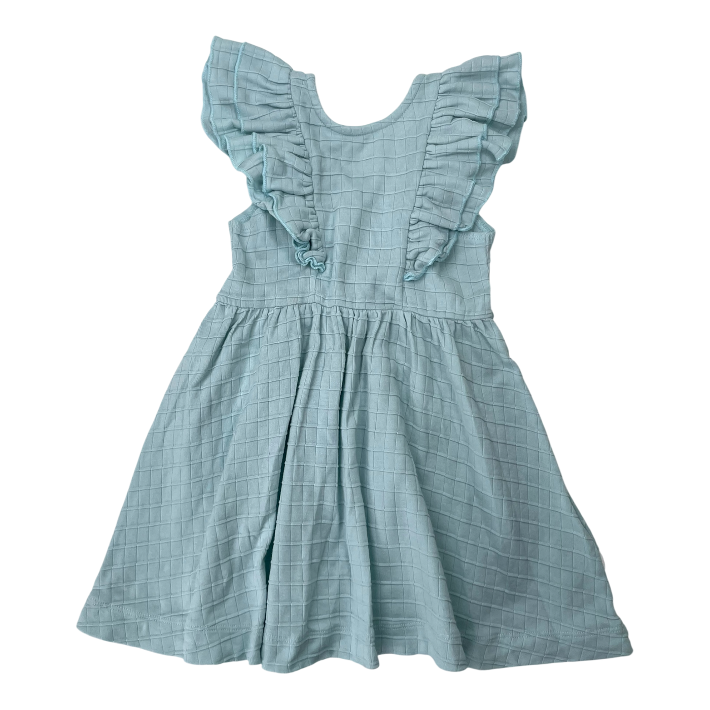 Mainio sleeveless frill dress, light blue | 86/92cm