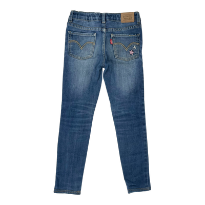 Levi's 710 super skinny jeans, star embroidery | 116/122cm