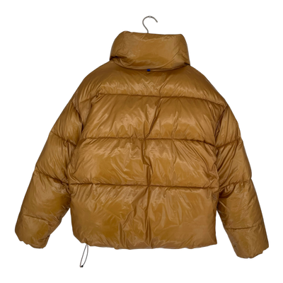 Embassy of Bricks and Logs lyon puffer jacket, shiny caramel | unisex S