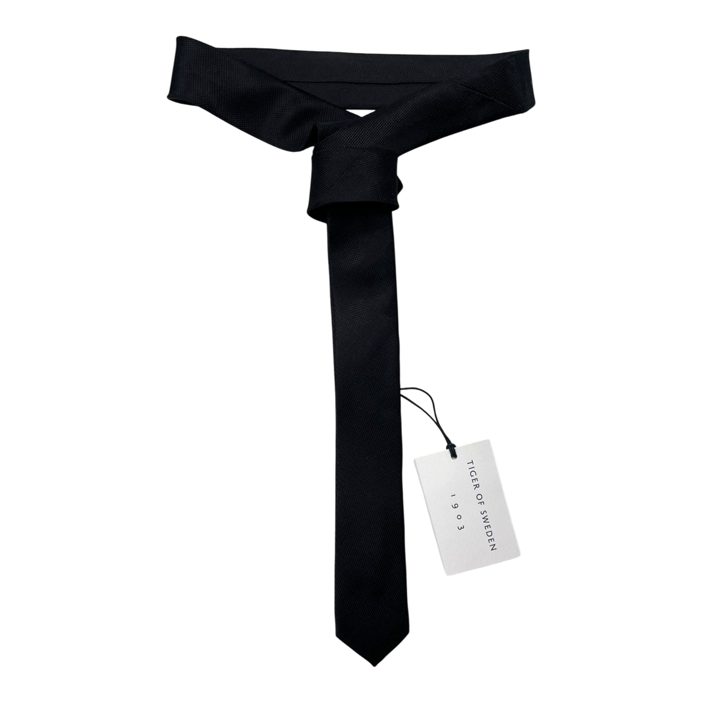 Tiger of Sweden tido5 silk tie, black