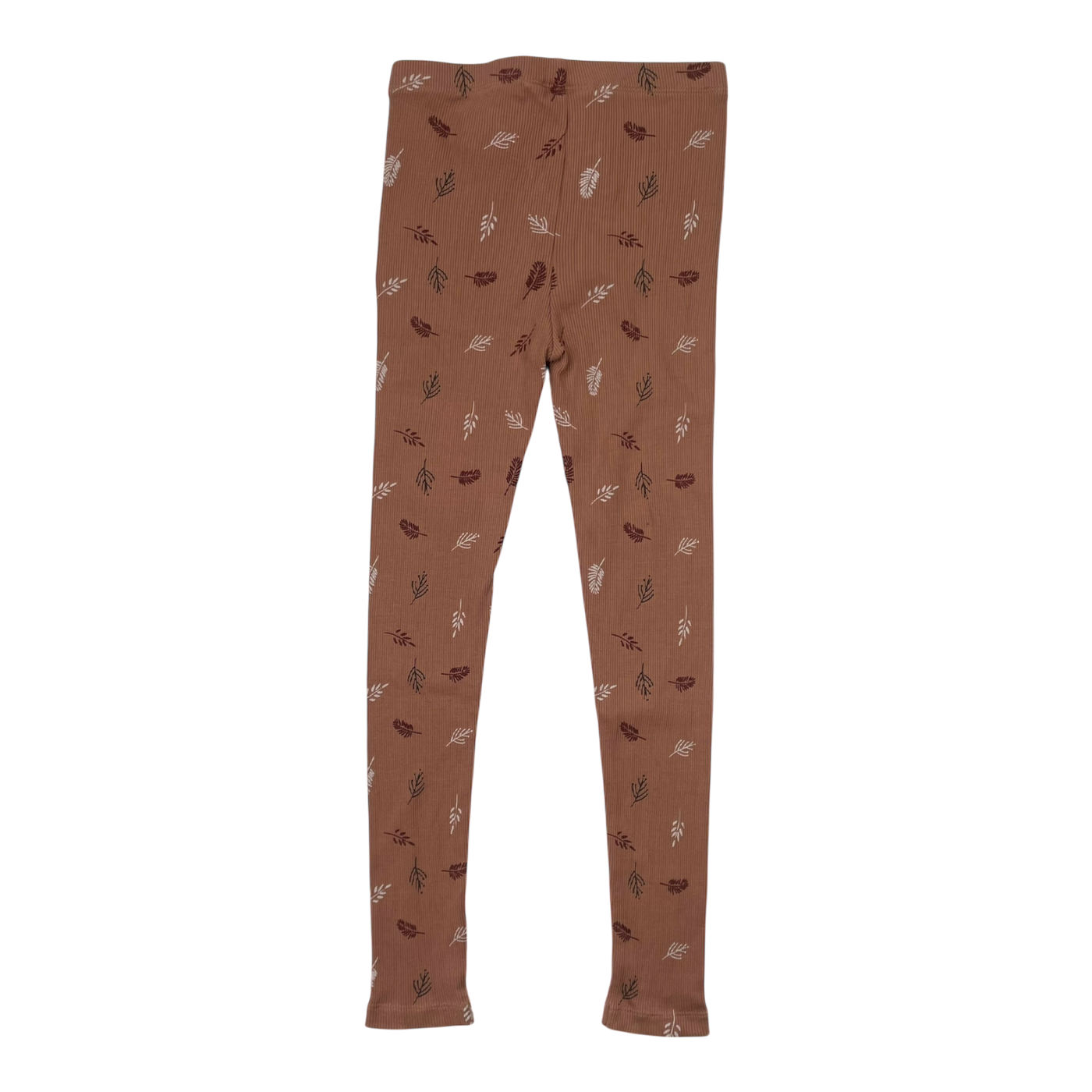 Kaiko rib leggings, leaf | 122/128cm