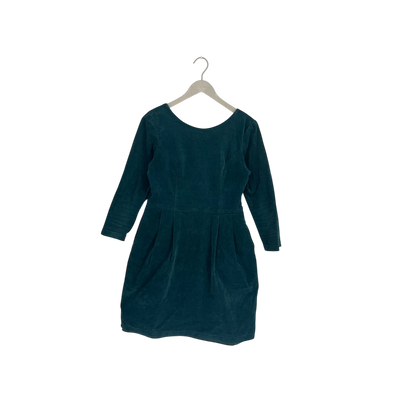 R-Collection velour dress, green | woman S