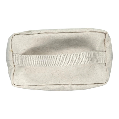 Holzrichter canvas toiletry bag, cream