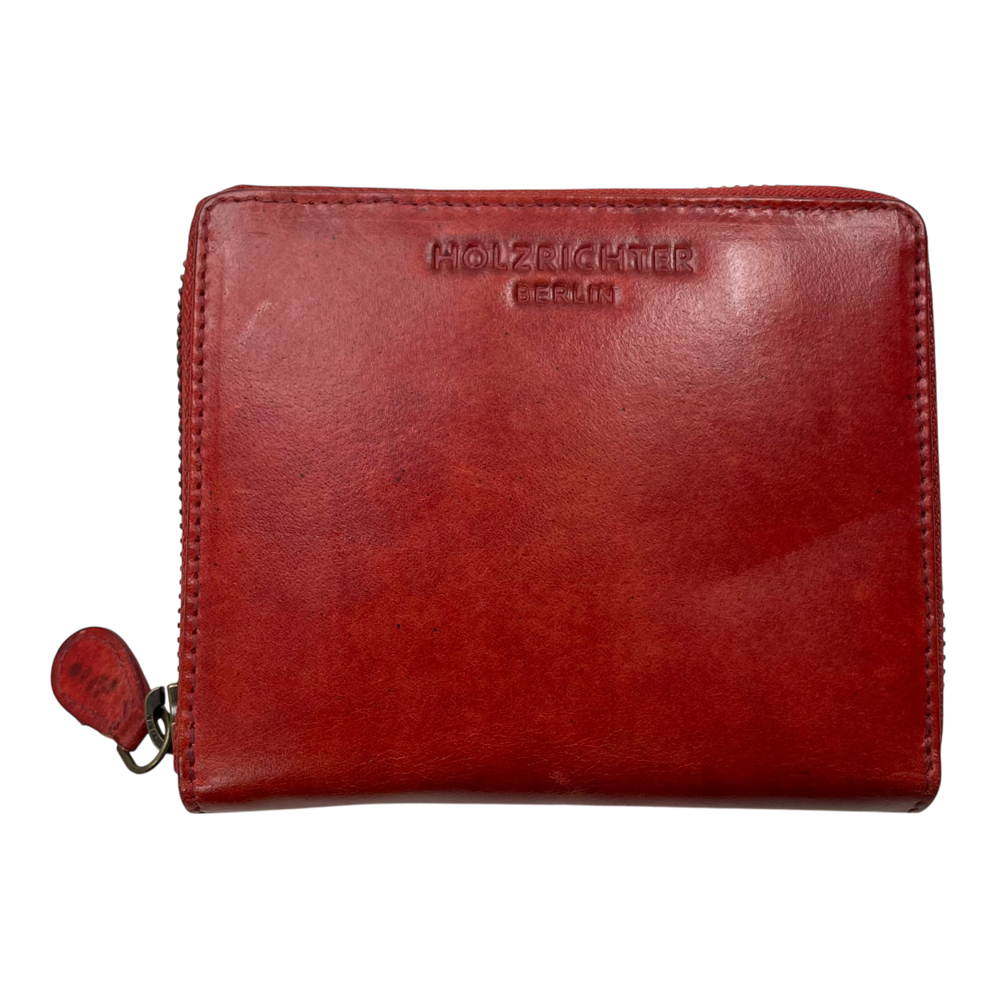 Holzrichter leather wallet, red