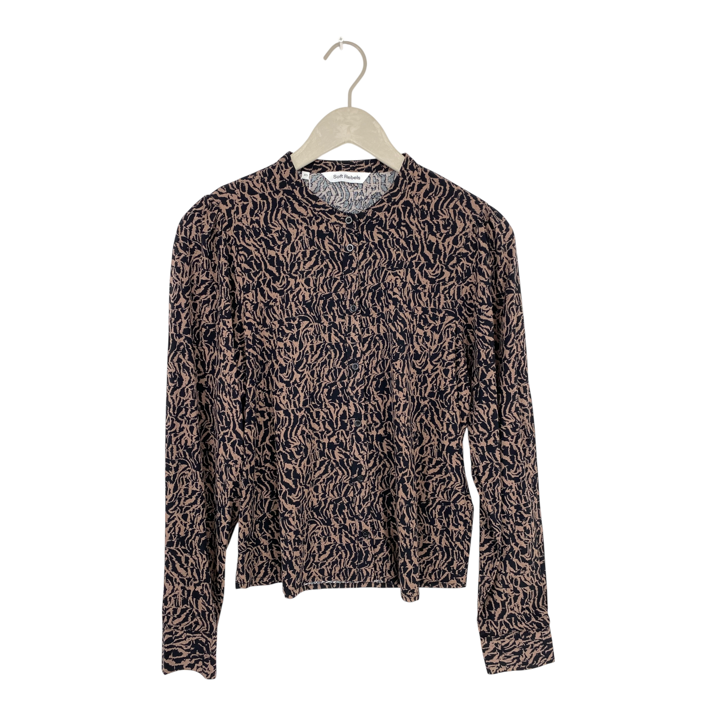 Soft Rebels alia shirt, black/brow | woman XS