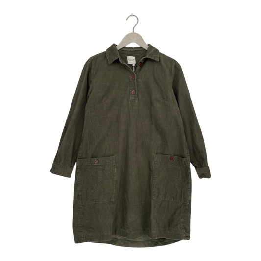 People Tree corduroy dress, dark green | woman 36