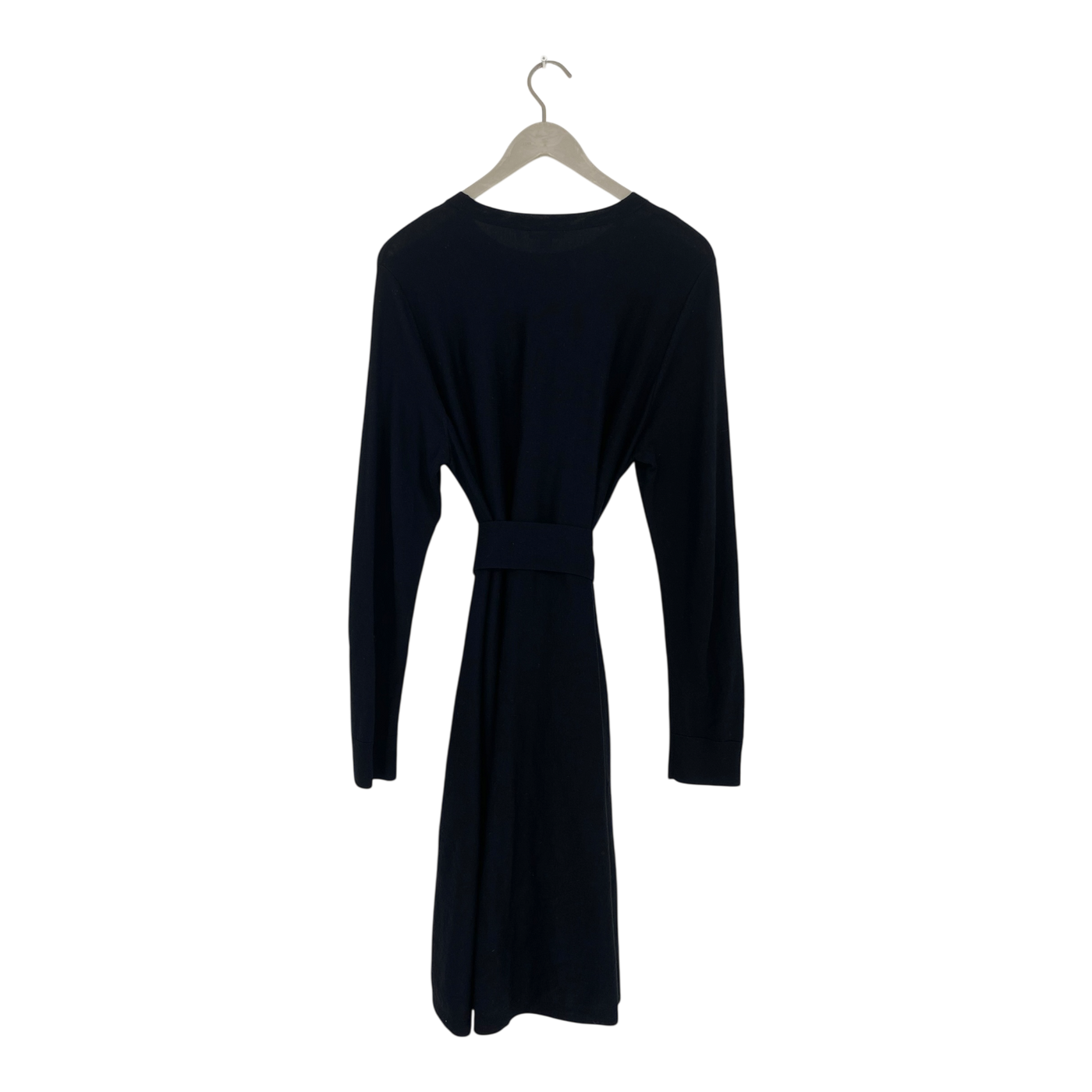 COS knit belted dress, black | woman L