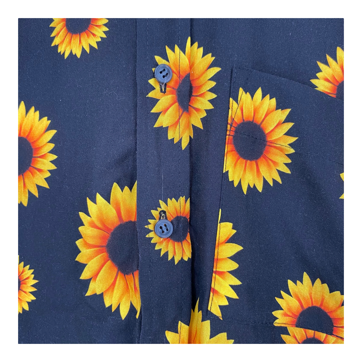 Makia woven shirt, sunflowers | man M