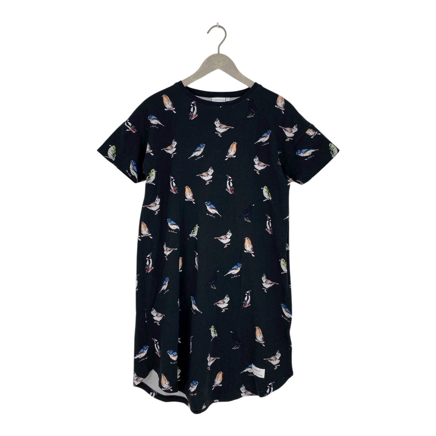 Riva Clothing muisto t-shirt dress, linnut | woman XS