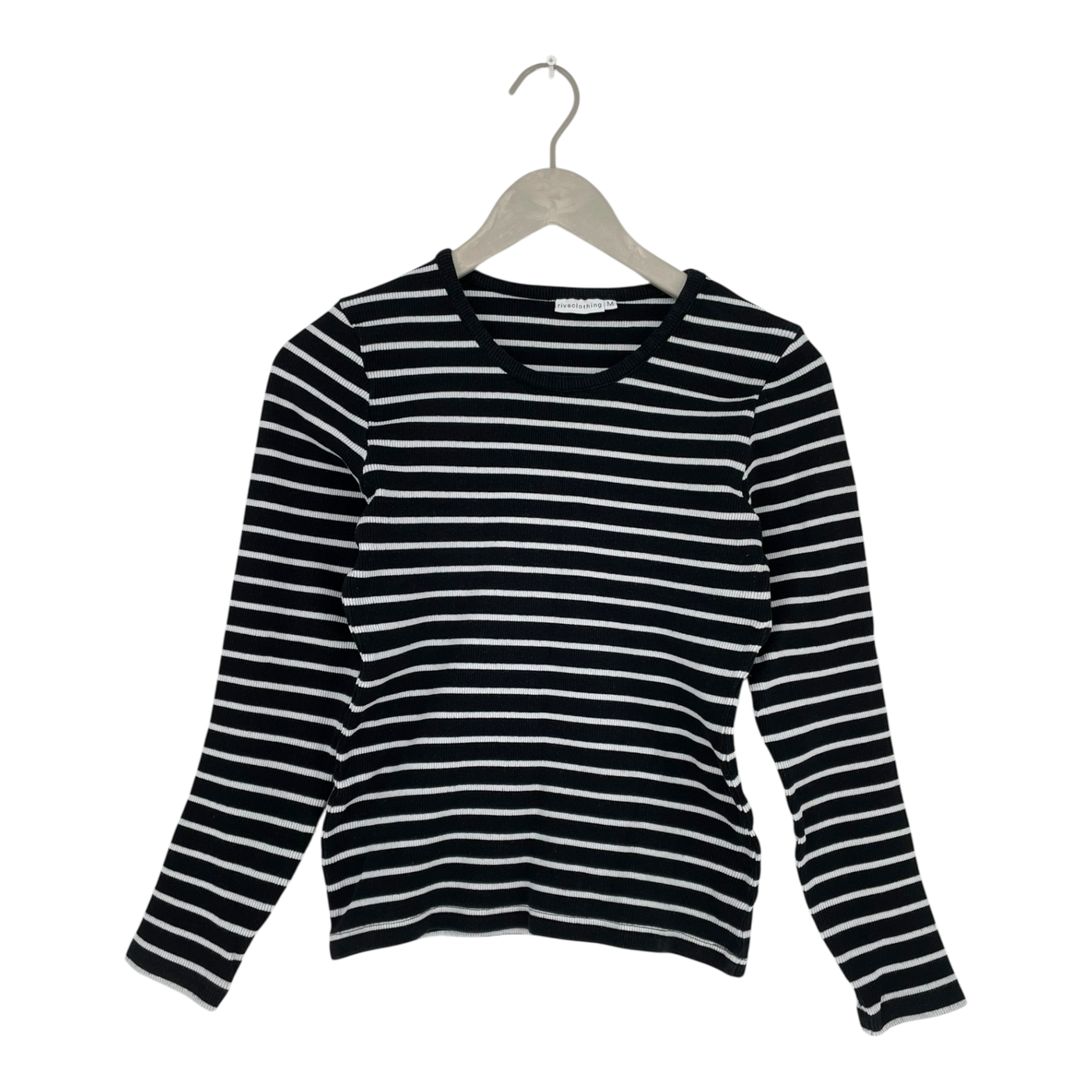 Rivaclothing rib shirt, stripes | woman M