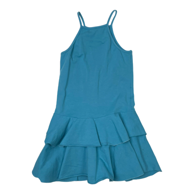 Gugguu spagetti frilla dress, blue | 128cm