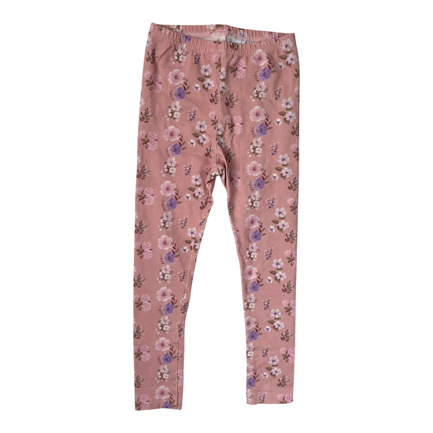 Metsola leggings, flowers | 110/116cm