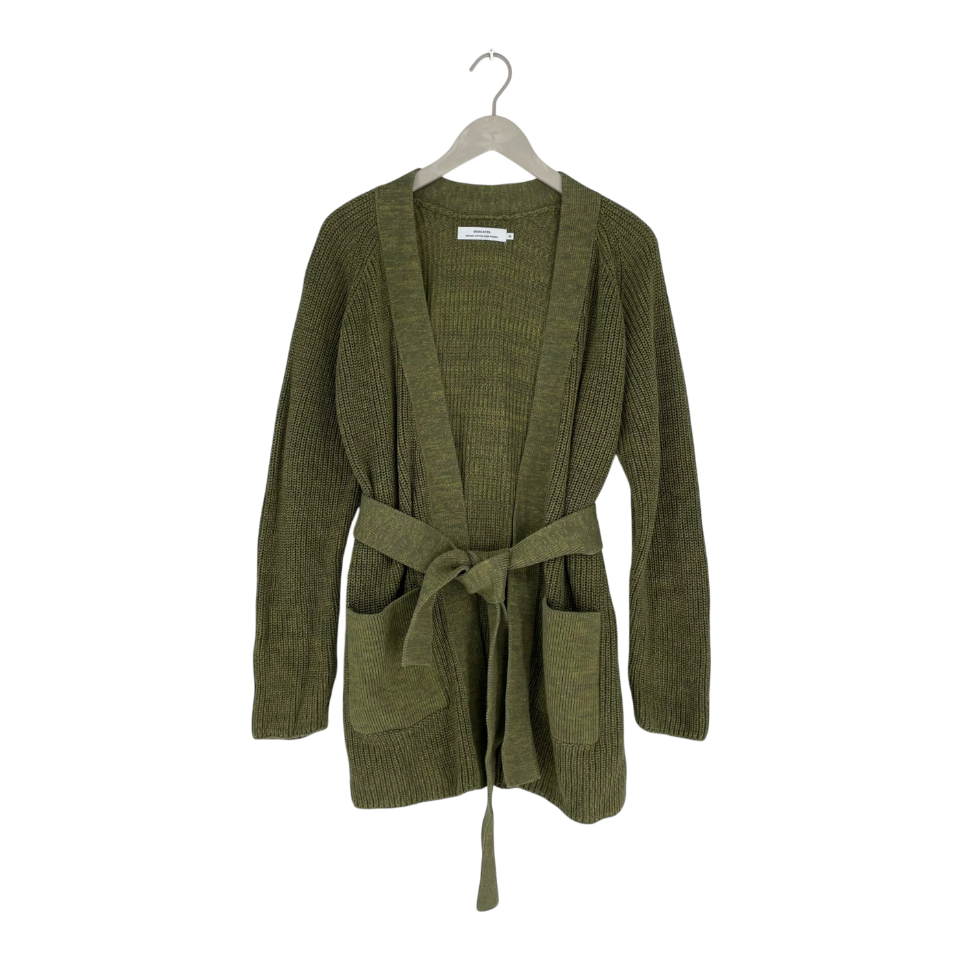 Dedicated knit cardigan, olive | woman M