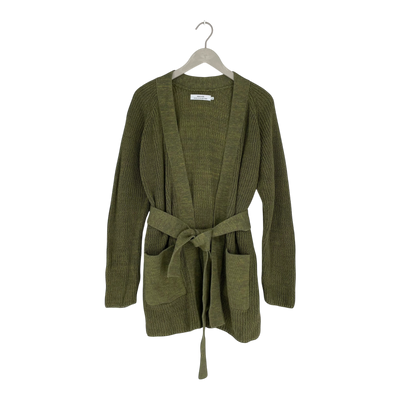 Dedicated knit cardigan, olive | woman M