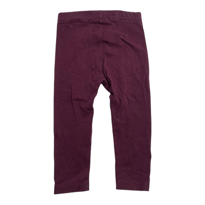 Polarn O. Pyret leggings, wine | 86cm