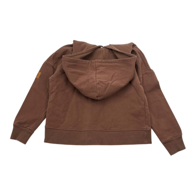 Metsola Hoodie, Brown | 110/116 cm