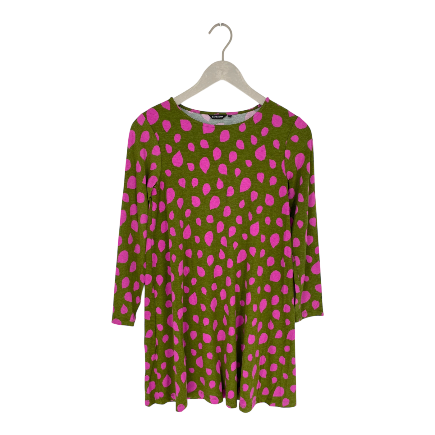Marimekko Imidi Tunika Kleid, Grün/Fuchsia | Frau XS