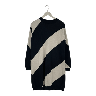 Papu knitted dress, stripes | woman S