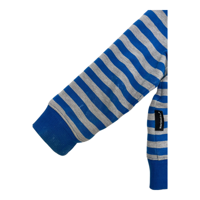 Marimekko zipper hoodie, stripes | 86cm