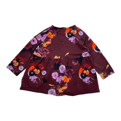 Kaiko tunic shirt, ruby rose | 98/104cm