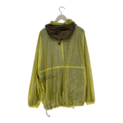 Embassy of Bricks and Logs marpak rain jacket, olive green | woman L