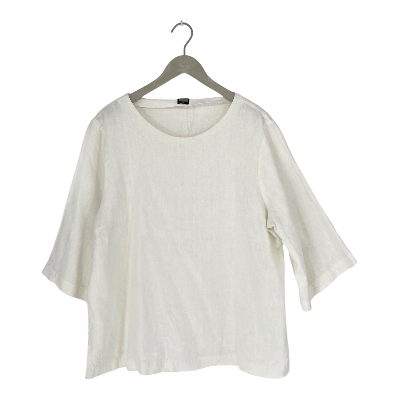 R-Collection linen shirt, white | woman XL