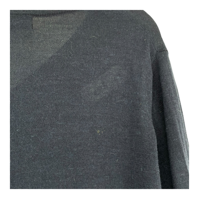 Alpa silent alpaca wool cardigan, midnight blue | woman L