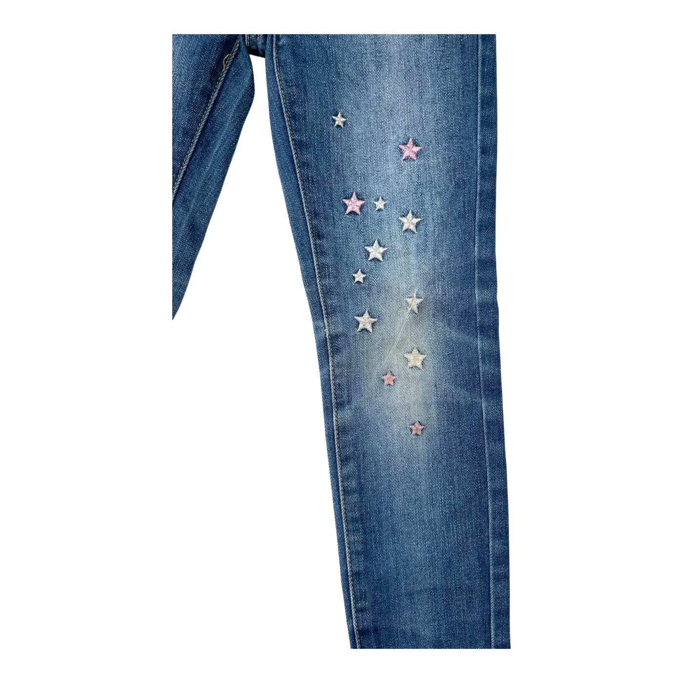 Levi's 710 super skinny jeans, star embroidery | 116/122cm