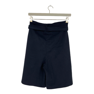 Toive belted sweat shorts, black | woman 2XL