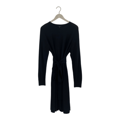 COS knit belted dress, black | woman L