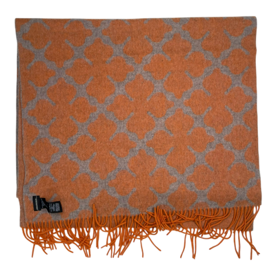 By Malene Birger scarf, orange/grey
