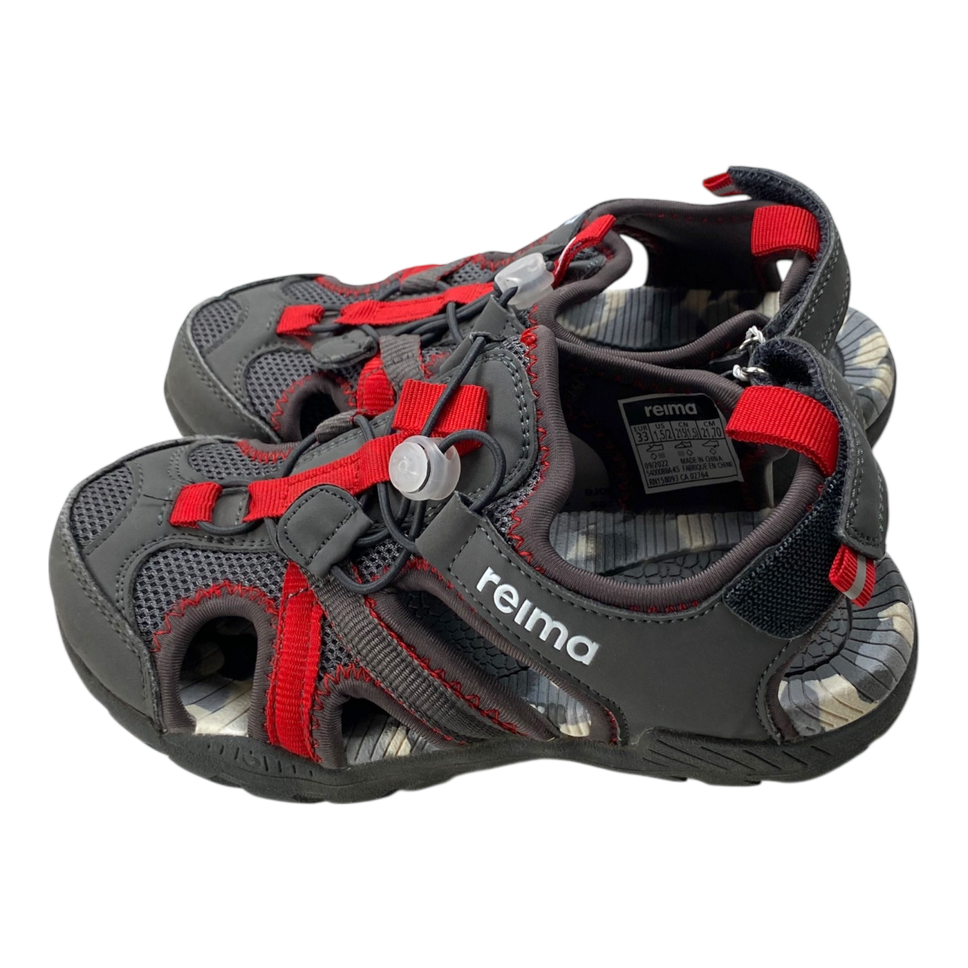 Reima hiekalla sandals, grey | 33