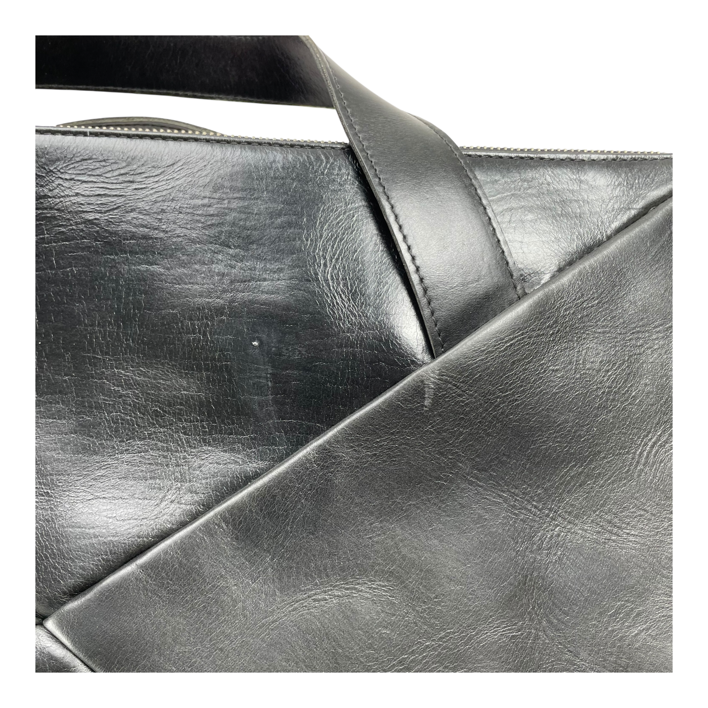 Harold's Bags leather messenger bag, black