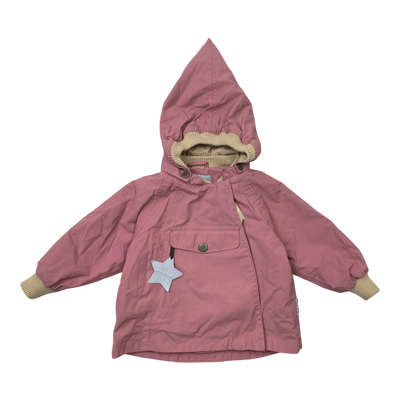 Mini A Ture matwai spring anorak, rose | 74cm