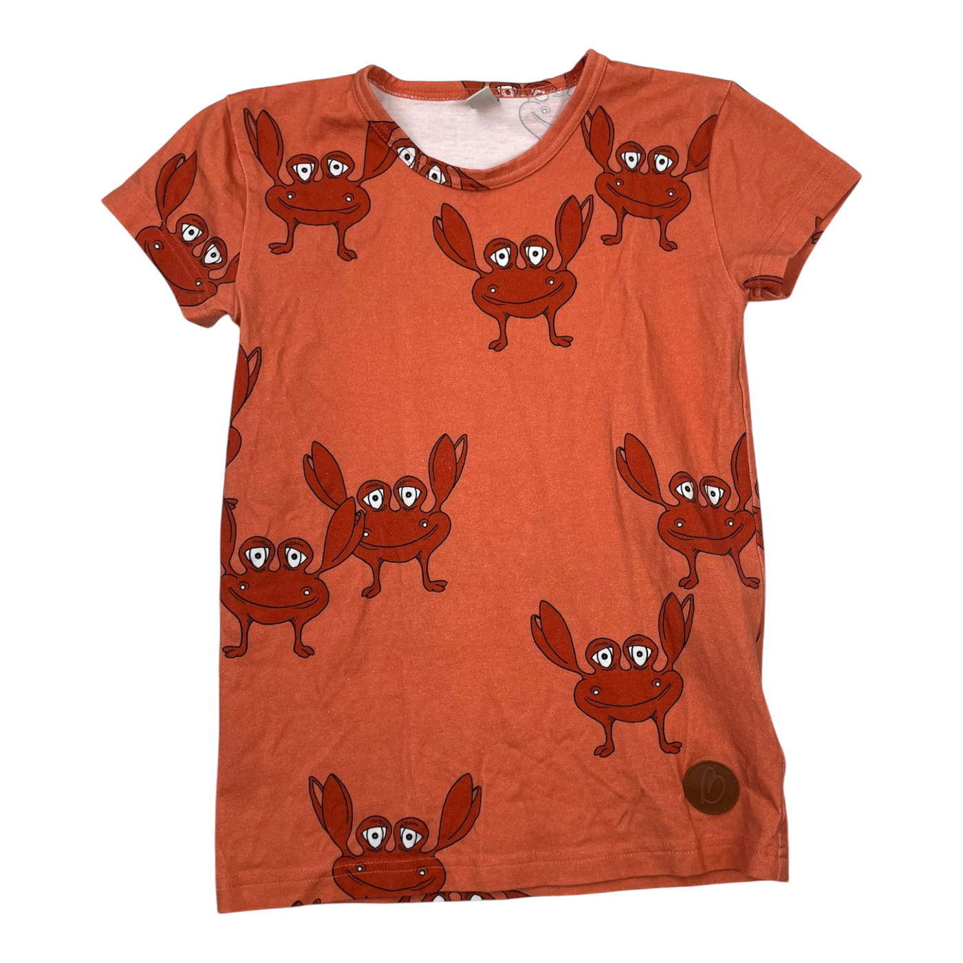 Blaa t-shirt, crab | 110/116cm