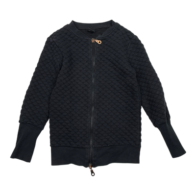 Aarre zeke long bomber jacket, black | 98/104cm