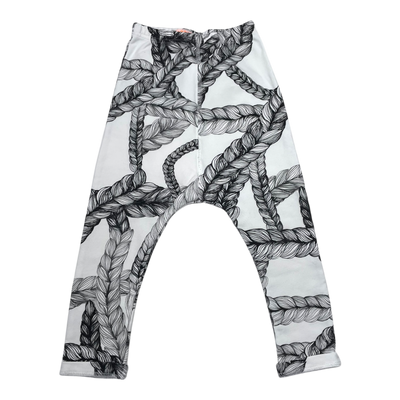 Vimma letti baggy pants, black & white | 100cm