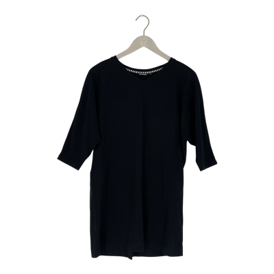 Marimekko ainu shirt, black | woman L