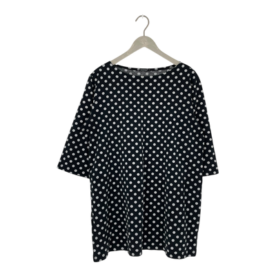 Marimekko 3/4 sleeve tunic shirt, dots | woman XXL