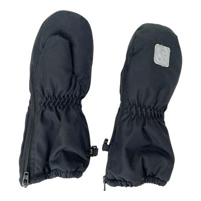 Reima tassu winter gloves, black | 1-2y