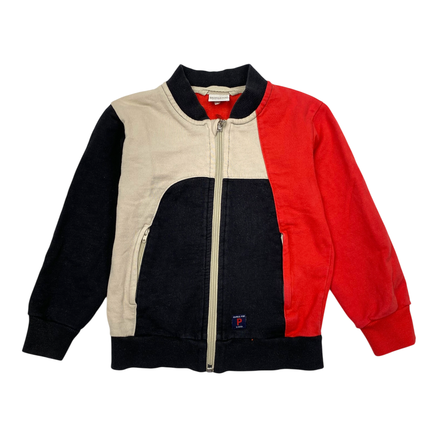 Polarn O. Pyret zip sweatshirt, multicolor | 98cm