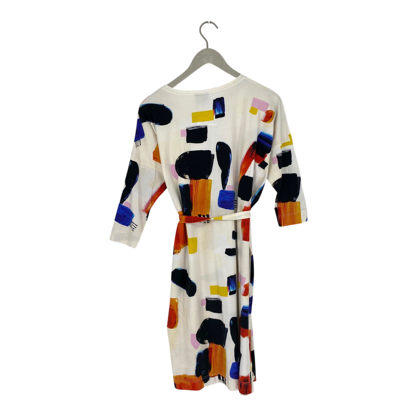 Papu belted tricot dress, cream | woman S