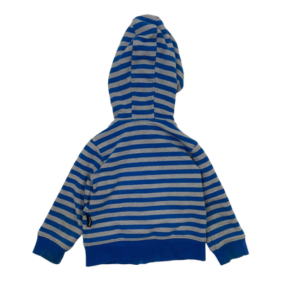Marimekko zipper hoodie, stripes | 86cm